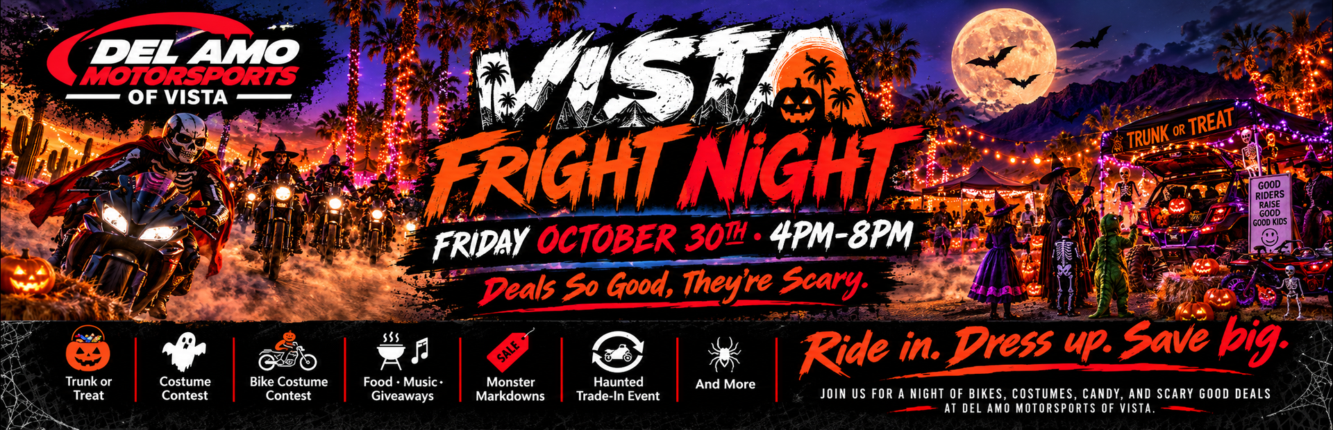 Vista Fright Night October 30th